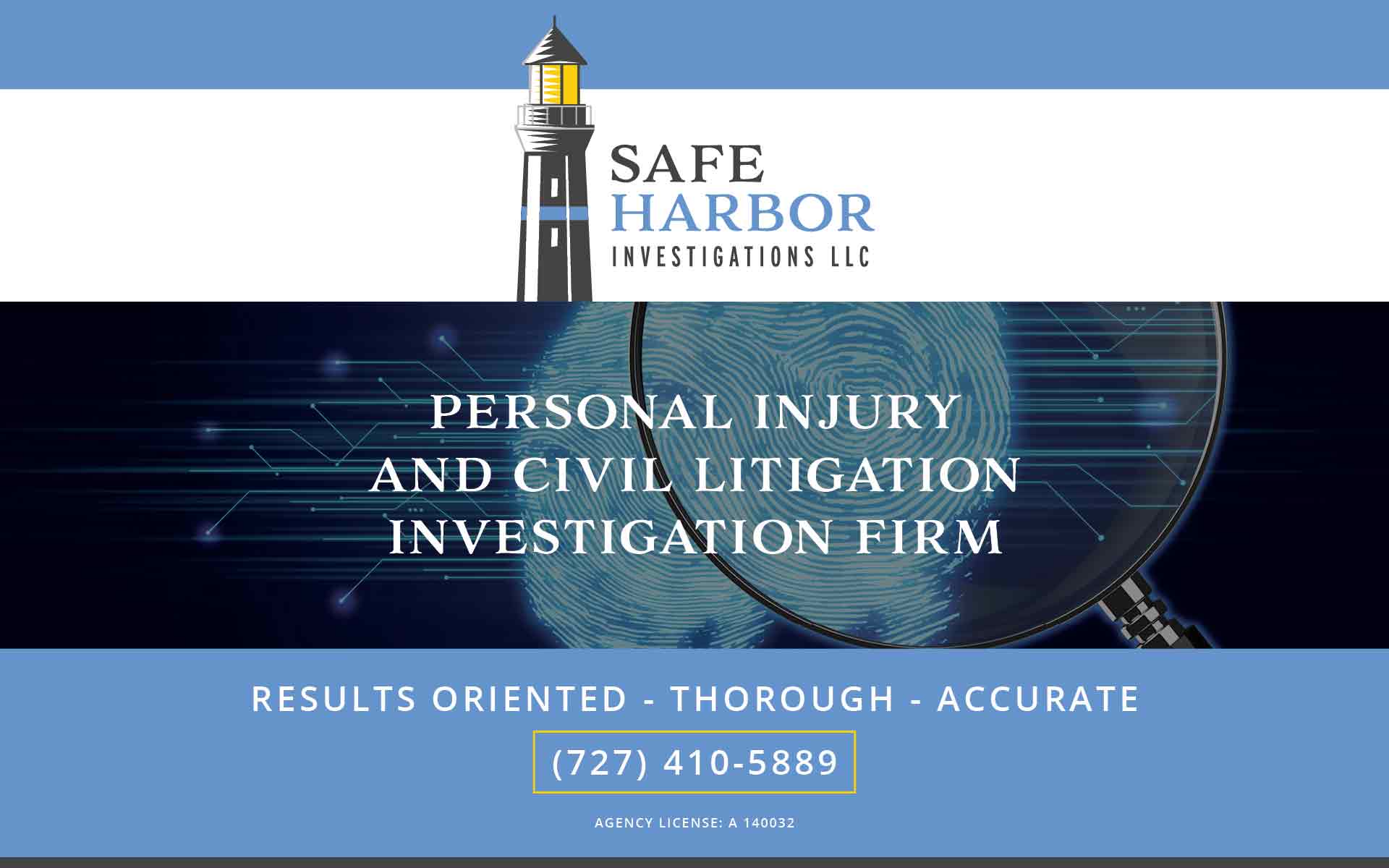 Welcome to Safe Harbor Investigators, LLC